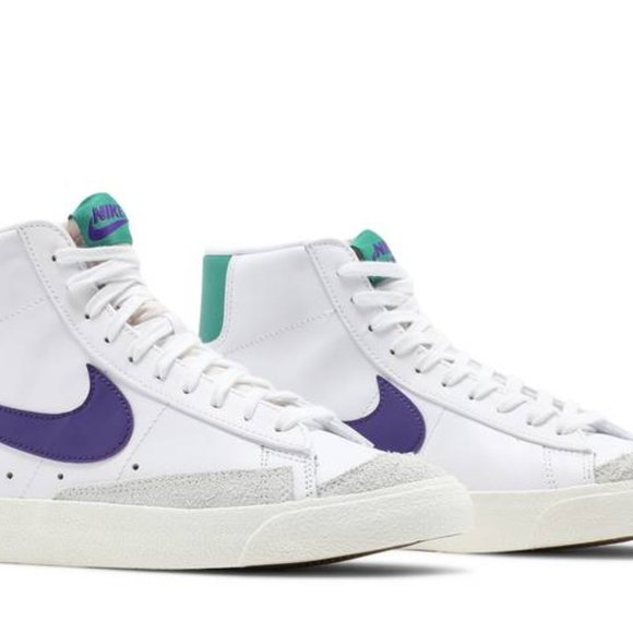 Nike Blazer Mid '77 VNTG Joker DO1157 100 White Court Purple Green Size 15 Mens - Picture 5 of 6